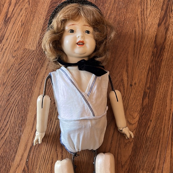 Antique Doll w/dress - Picture 3 of 16